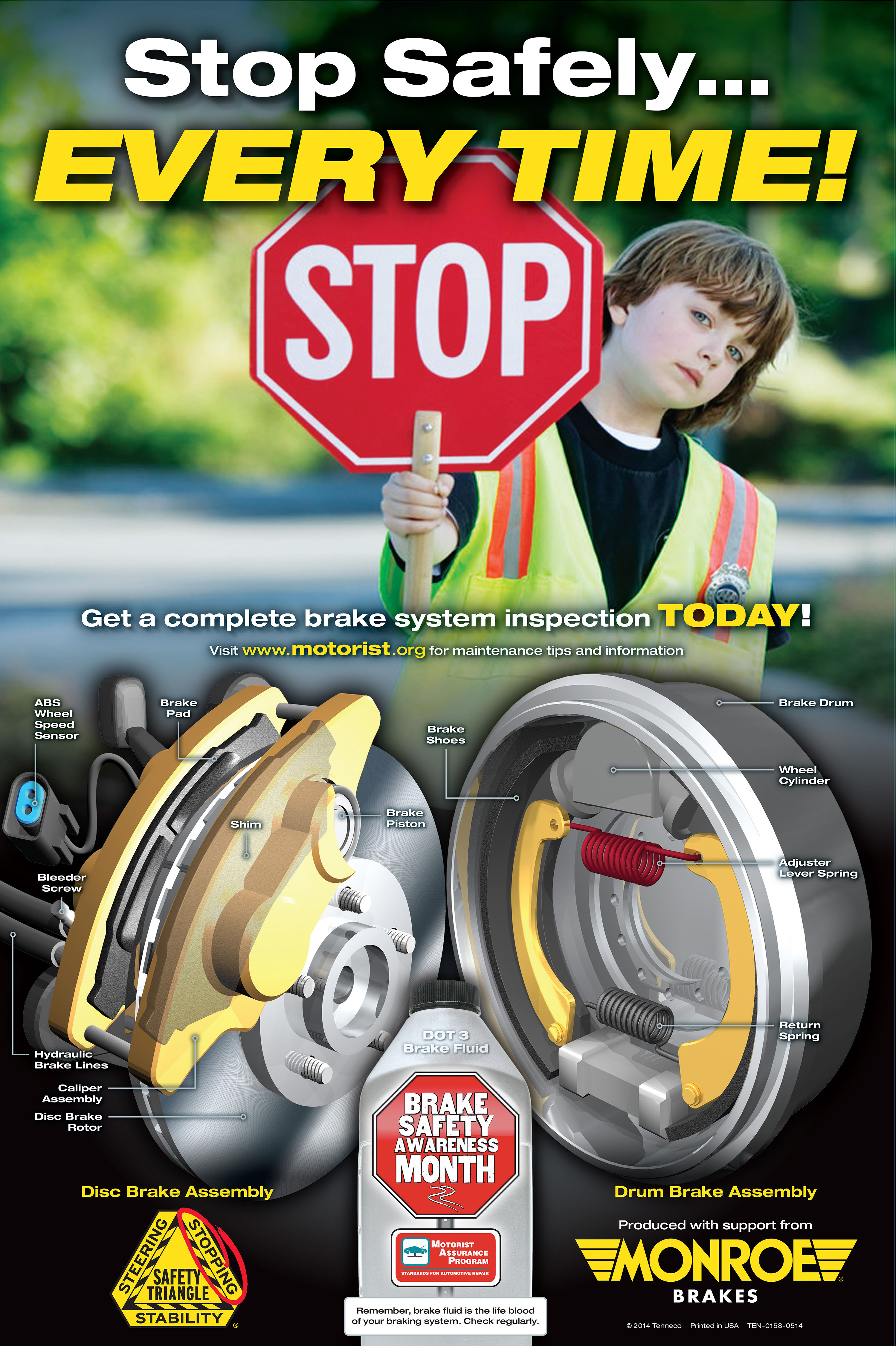 Motorist Assurance Program Hosts Free Brake Safety Awareness Month Inspections Safe Braking