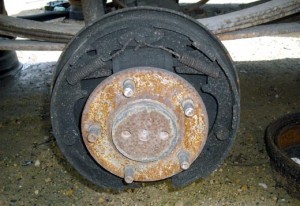 dirty:rusty:drum brakes